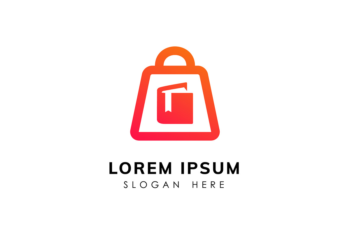 happy shop logo design concept, a Branding & Logo Template by Distrologo (Photo 2 of 2)