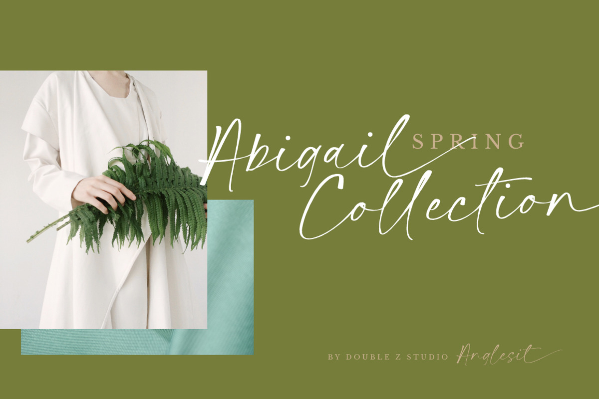 Anglesit - Modern Casual Chic Font, a Script Font by DoubleZ Studio (Photo 3 of 11)