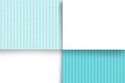 Turquoise Stripe Seamless Design Set, a Pattern Graphic by Earley Bird Design Studio (Thumbnail 8 of 8)
