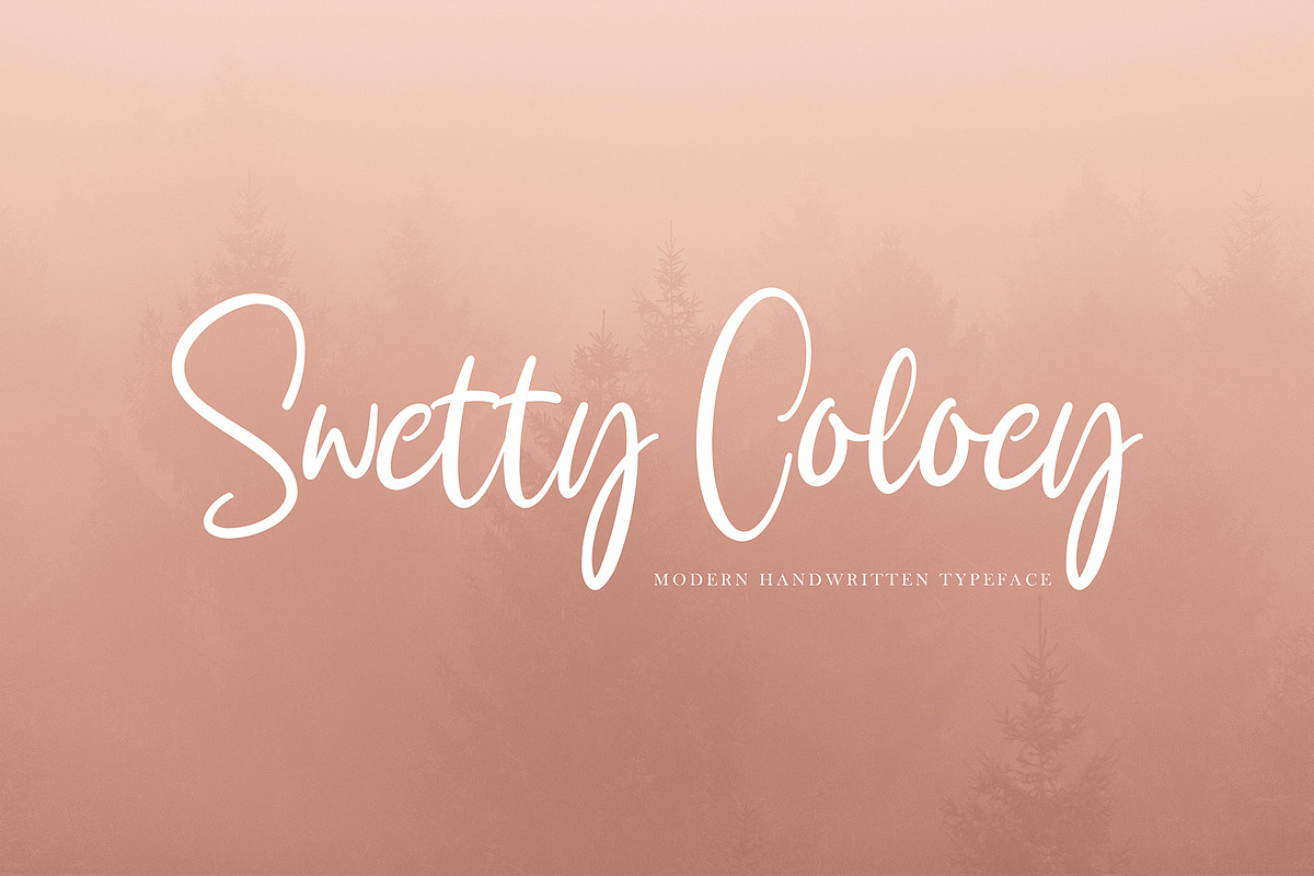 Bibesty, a Script Font by pineungtype (Photo 3 of 10)