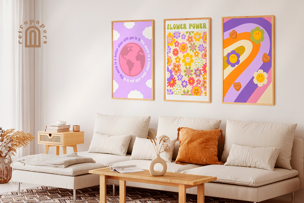 Retro Vibes Art 70s 90s, an Object Graphic by NassyArt (Photo 5 of 12)