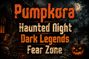 Pumpkora, a Script Font by Wow Magic (Thumbnail 4 of 6)