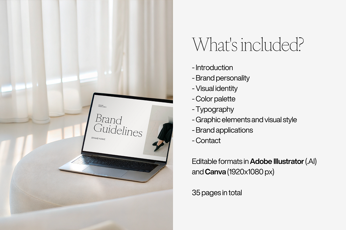 Brand Guidelines Template, a Branding & Logo Template by Mila Estudio (Photo 4 of 5)