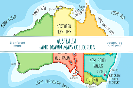 Australia Maps Collection