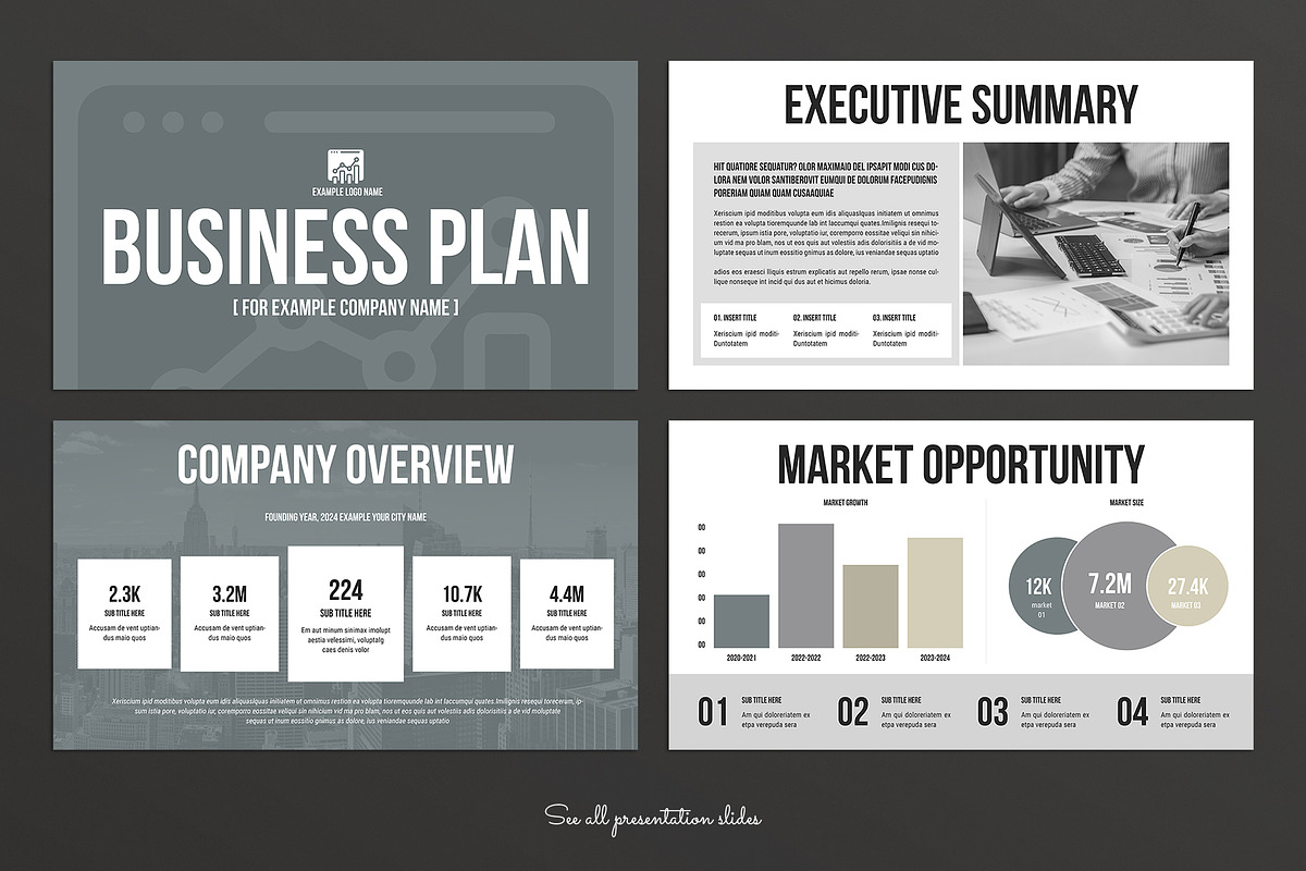 Business Plan Presentation Template, a Presentation Template by MassiveCreator (Photo 2 of 6)
