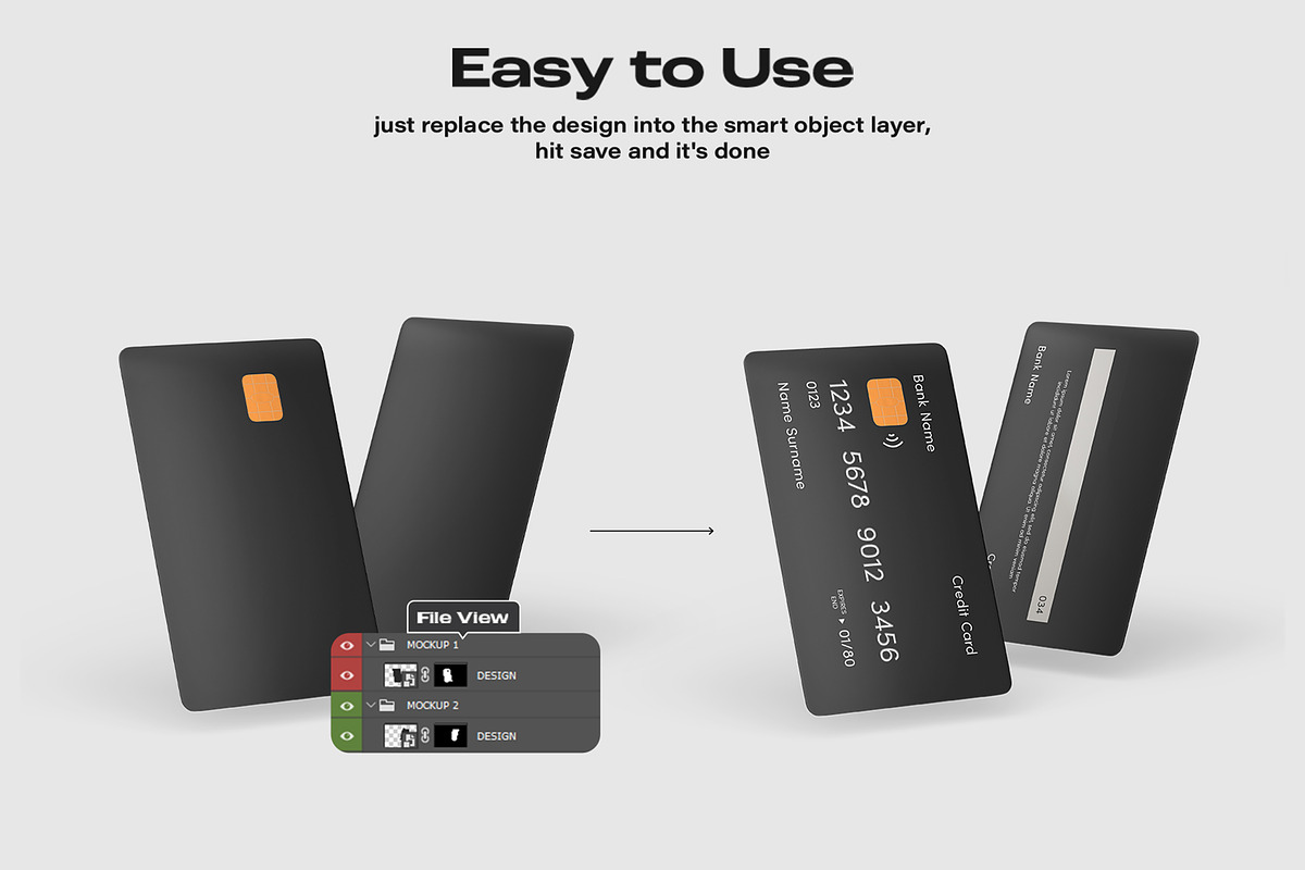 Credit Card Mockup Set, a Product Mockup by ForgeDesign (Photo 2 of 12)