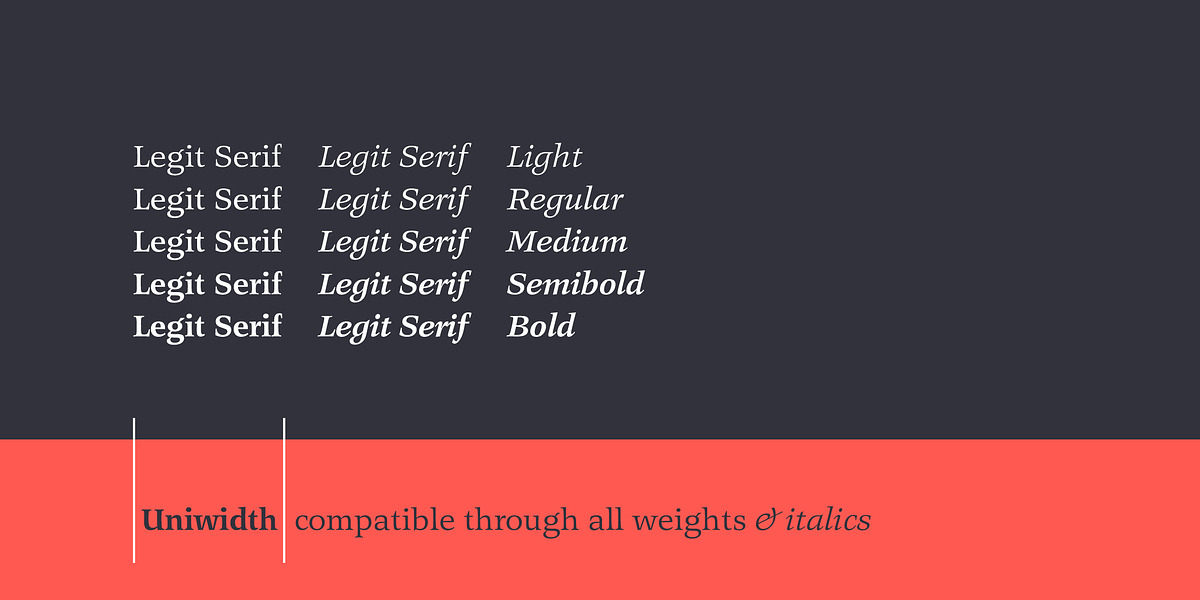 Legit Serif, a Serif Font by Finaltype (Photo 2 of 11)