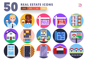 50 Real Estate Icons