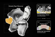 Photoshop Torn Paper Brushes, a Brush Add-On by brushapes.com (Thumbnail 10 of 12)