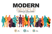Modern People Silhouettes, a Person Illustration by Stafeeva (Thumbnail 1 of 3)