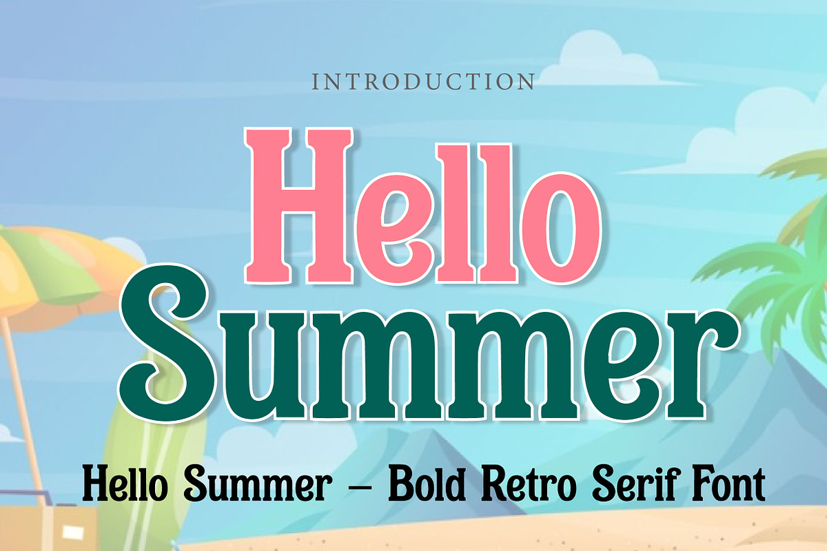 Hello Summer, a Script Font by Wow Magic (Photo 1 of 3)