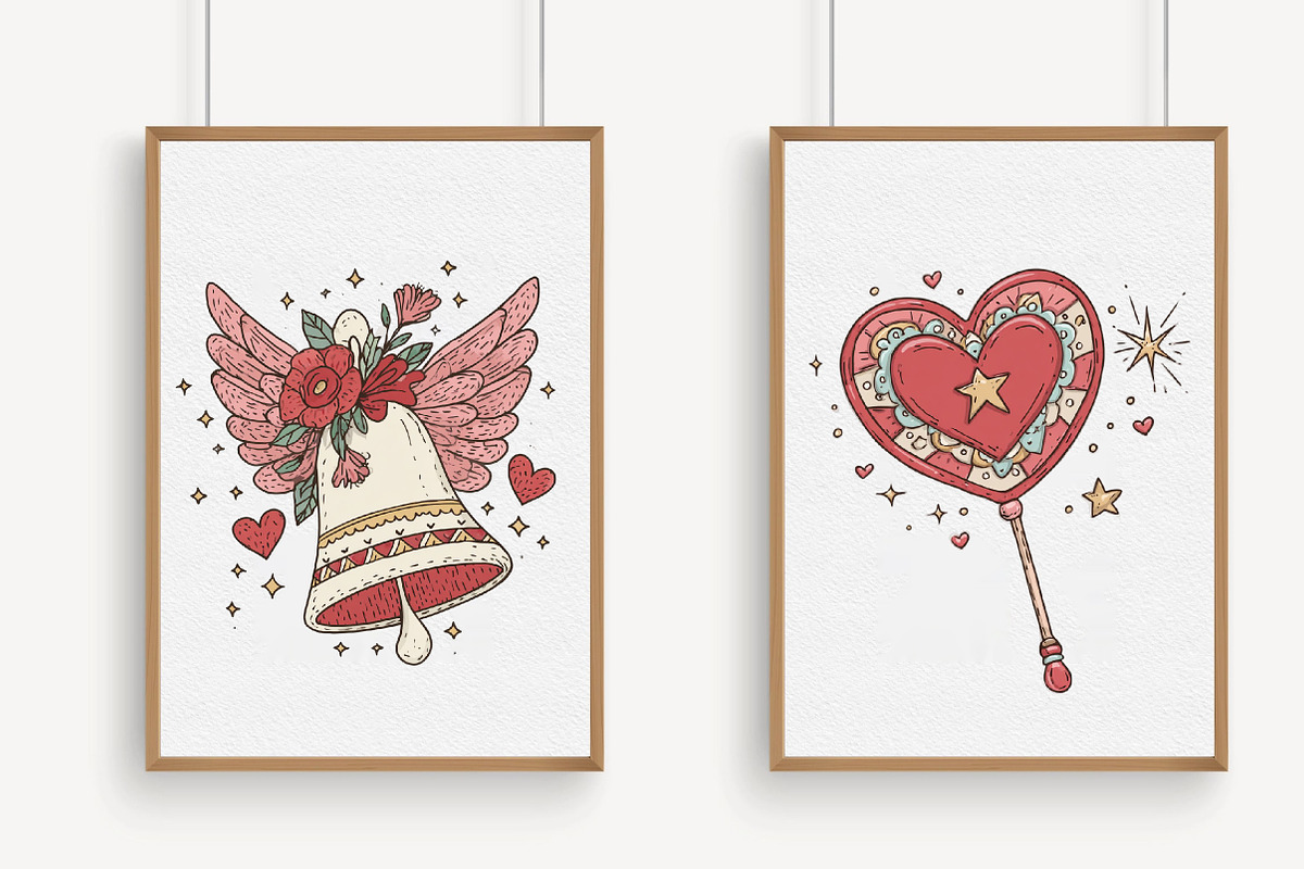Whimsical Valentine Collection, an Illustration by Libby Wishes (Photo 3 of 5)