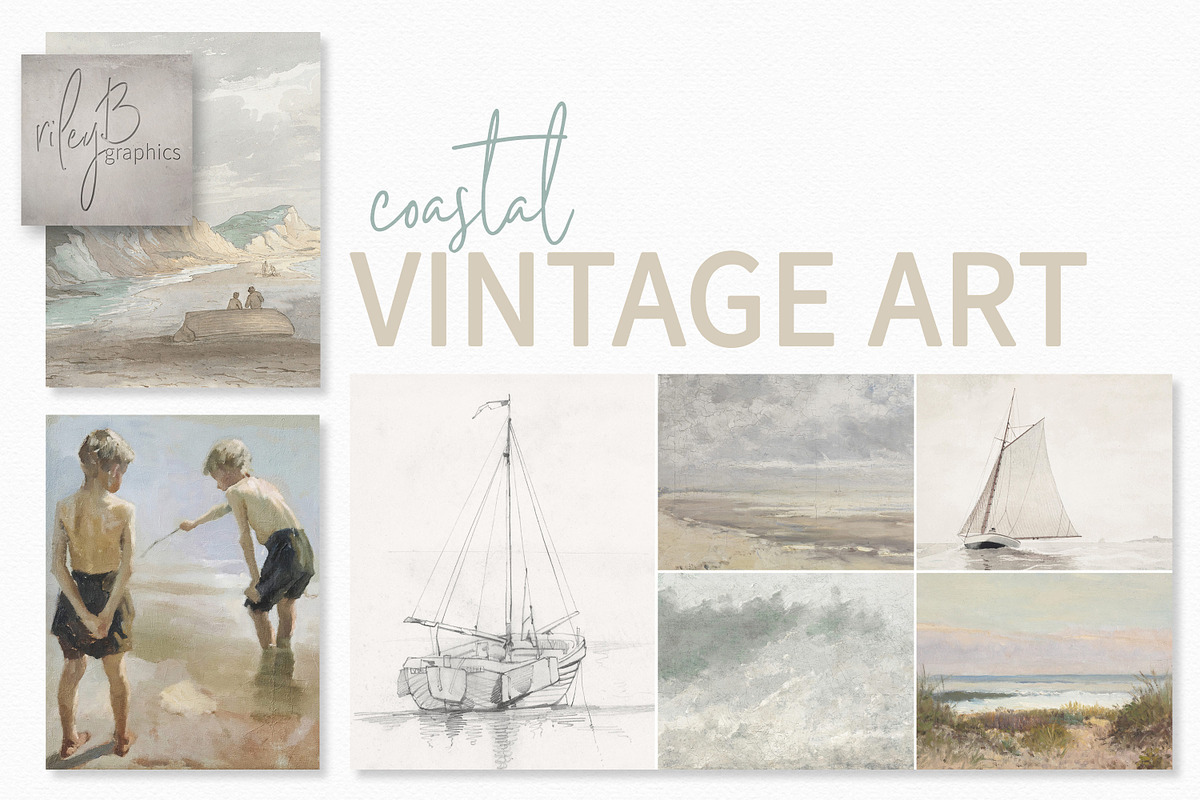 Coastal Gallery, a Decorative Illustration by rileyBgraphics (Photo 1 of 6)