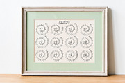 Moon Calendar 2023 Spiral, a Stationery Template by land art (Thumbnail 2 of 7)