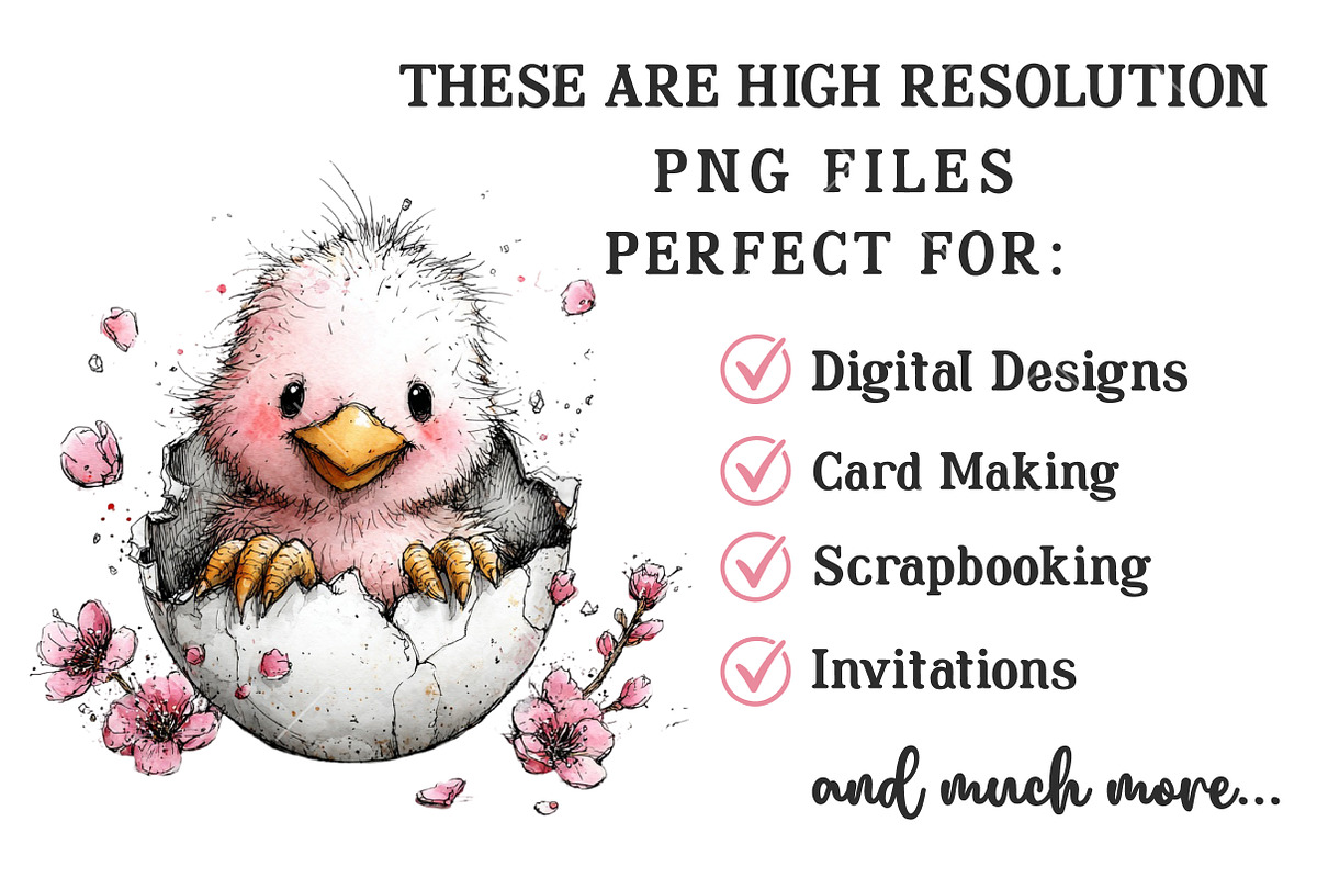 Whimsical Easter Clipart Bundle, an Illustration by OK Design (Photo 4 of 6)