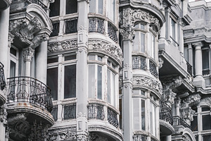 Elegant historic building facade, an Architecture Photo by SkyNext