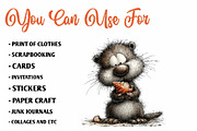 Beach Animals Clipart PNG, an Illustration by CreationArt (Thumbnail 2 of 7)