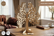 3D Family Tree Stand SVG Bundle, a Decorative Illustration by svgocean (Thumbnail 3 of 14)
