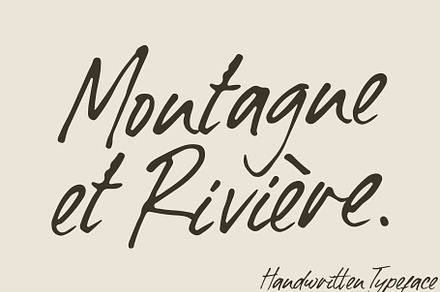Montagne et Rivière