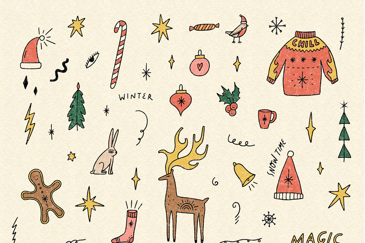 Holly Jolly Bundle, an Animal Illustration by Annie Konst (Photo 2 of 11)