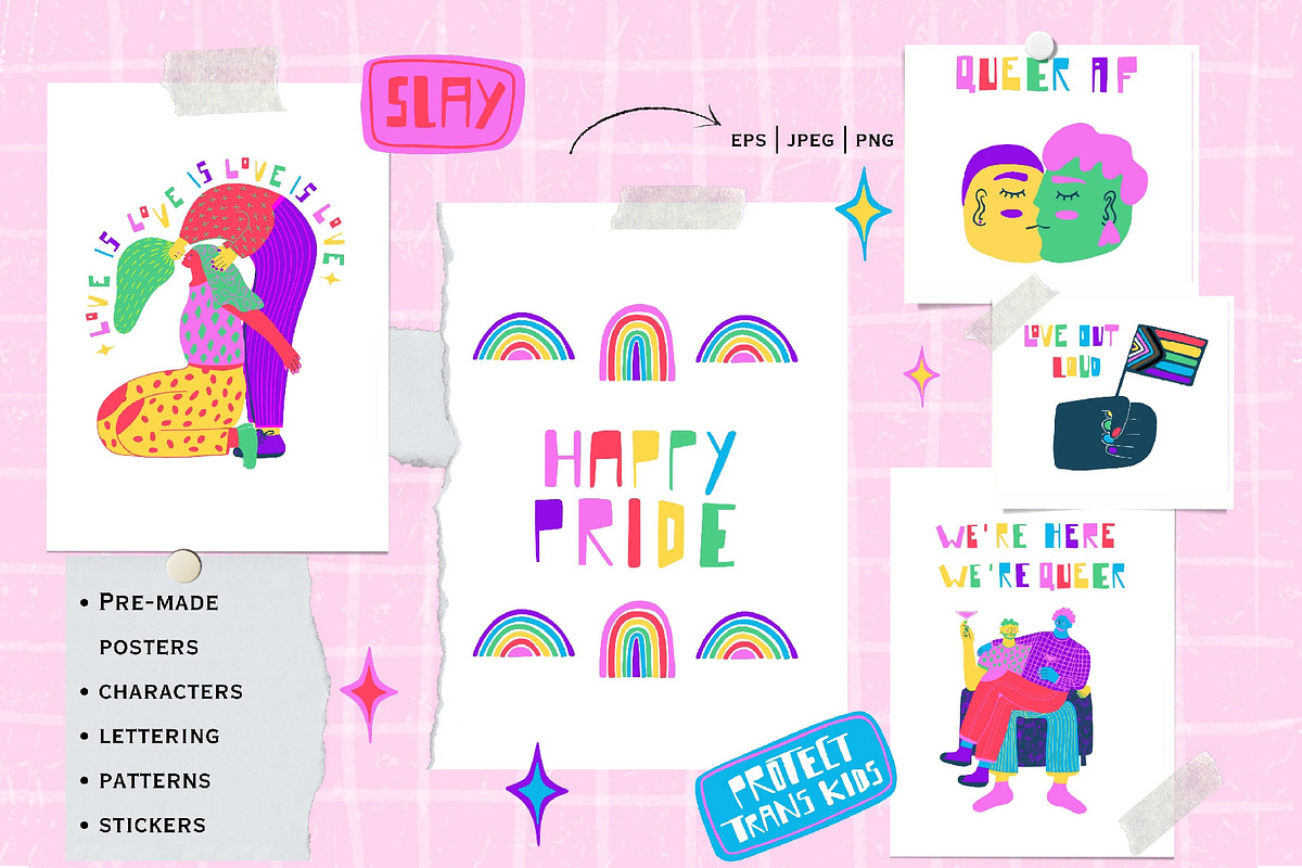 Happy pride | Vivid vibes, a Person Illustration by lexminci (Photo 1 of 8)
