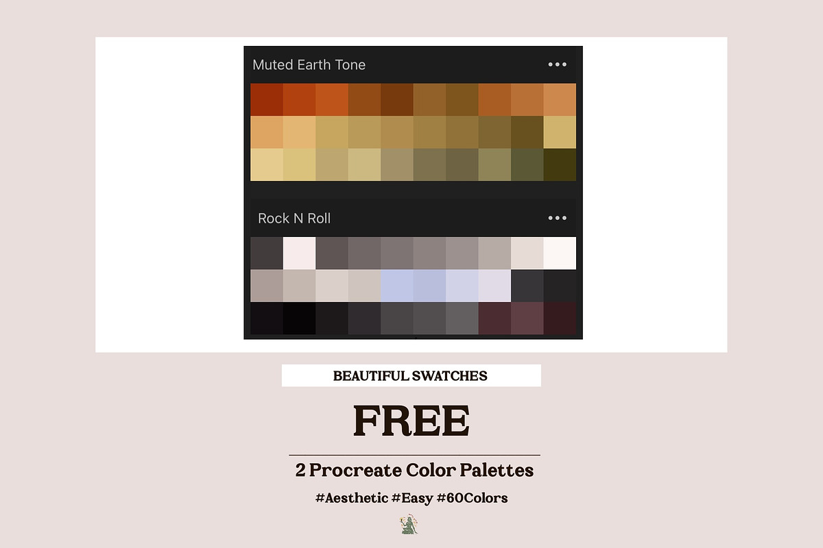 Grunge Texture Brushes For Procreate, a Brush Add-On by Pawsitively Aesthetic (Photo 9 of 9)