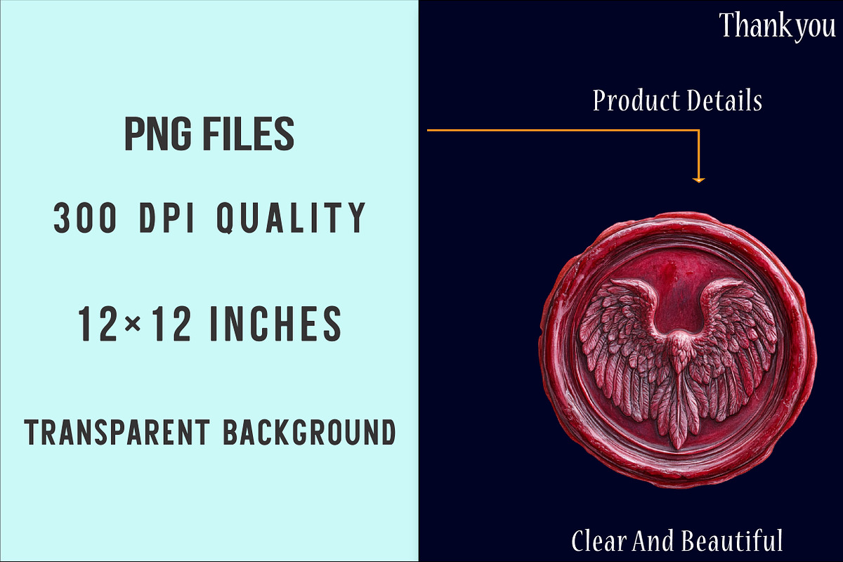 Christmas Wax Seal Clipart PNG, an Illustration by SinaCreation (Photo 7 of 7)