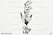 Birth Month Flowers SVG PNG Bundle, an Illustration by Actual Pixel (Thumbnail 2 of 24)