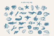 Coastal Life. Vector Illustrations., a Seasonal Illustration by Designwork (Thumbnail 3 of 21)
