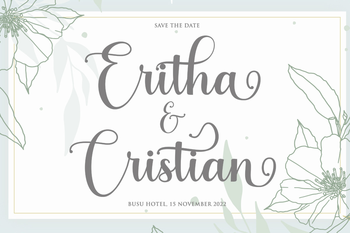 The Juliette | Script Font, a Script Font by Rastype (Photo 5 of 6)