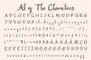 CS Belluga – Handwritten Whimsy Font, a Handwritten Font by Craft Supply Co. (Thumbnail 8 of 8)