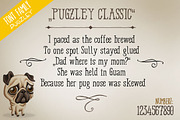 11 Handmade Font Family Pugzley, a Font by the little wonder shop (Thumbnail 7 of 14)