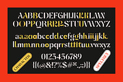 Chyselox - Stencil Font, a Sans Serif Font by Dora Typefoundry (Thumbnail 5 of 10)