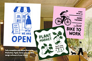 Cozy Lifestyle : Pet, Book, Plant, a Person Illustration by Jiwstudio (Thumbnail 10 of 21)