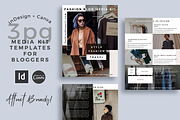 Media Kit Template InDesign + Canva, a Brochure Template by Studio Sugoi (Thumbnail 1 of 3)