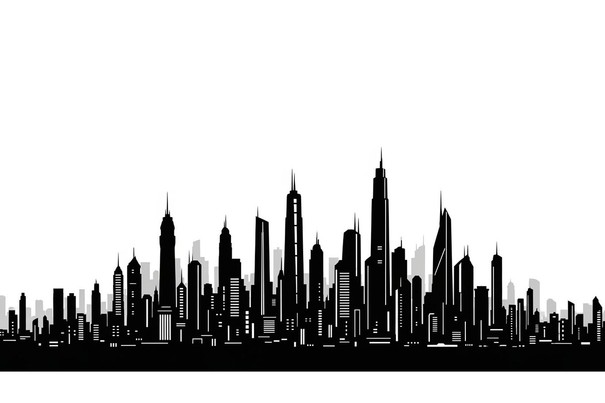City Skyline Silhouette Bundle, an Illustration by jahid234 (Photo 17 of 41)