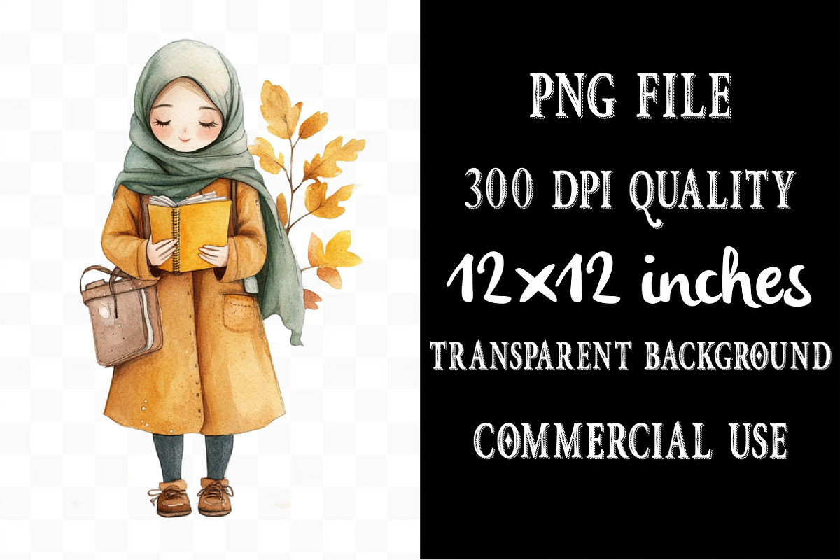 Hijabi Clipart Bundle, an Illustration by Designking (Photo 4 of 5)
