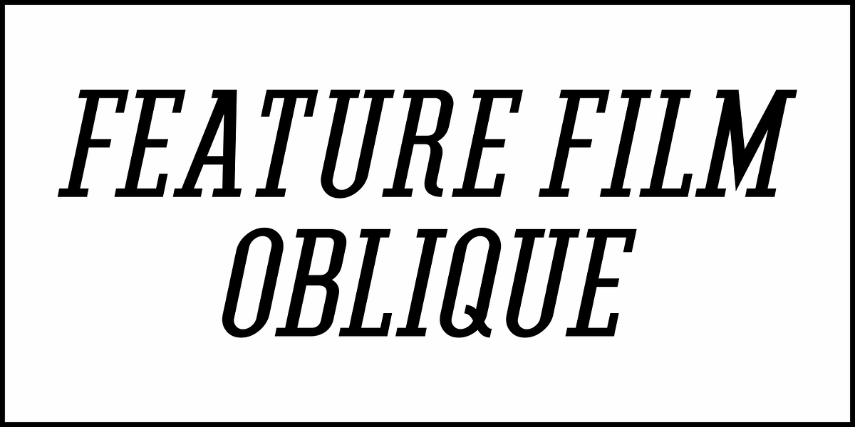 Feature Film JNL, a Slab Serif Font by Jeff Levine Fonts (Photo 4 of 5)