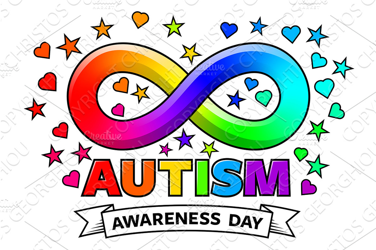 Autism Awareness Day Rainbow, a Healthcare Illustration by Christos Georghiou