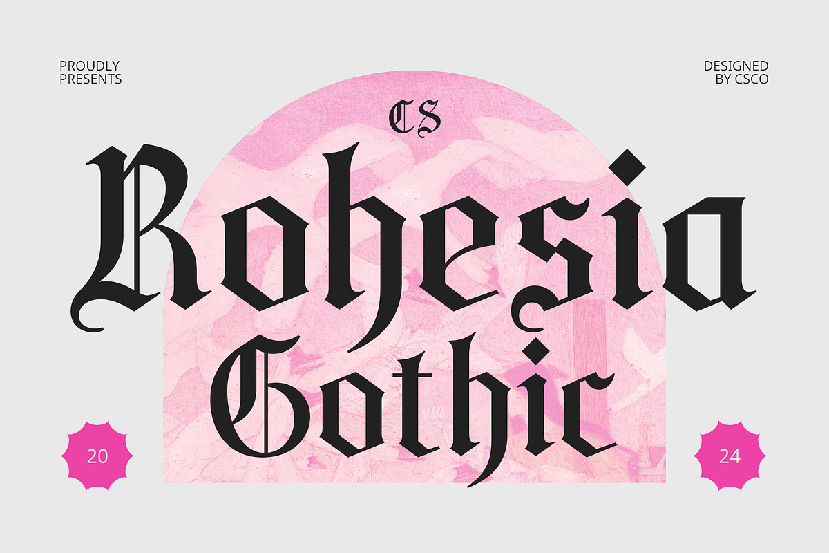 CS Rohesia – Gothic Font, a Blackletter Font by Craft Supply Co. (Photo 1 of 8)