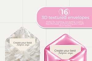 AI-Generated 3D Envelope Collection