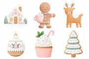 Christmas Gingerbread Png Clip Art, an Illustration by Daily.Designs (Thumbnail 3 of 5)