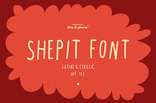 Shepit Font - Latine & Cyrillic