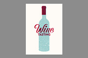 Wine grunge vector poster set., a Food Illustration by PoPaShop (Thumbnail 11 of 11)