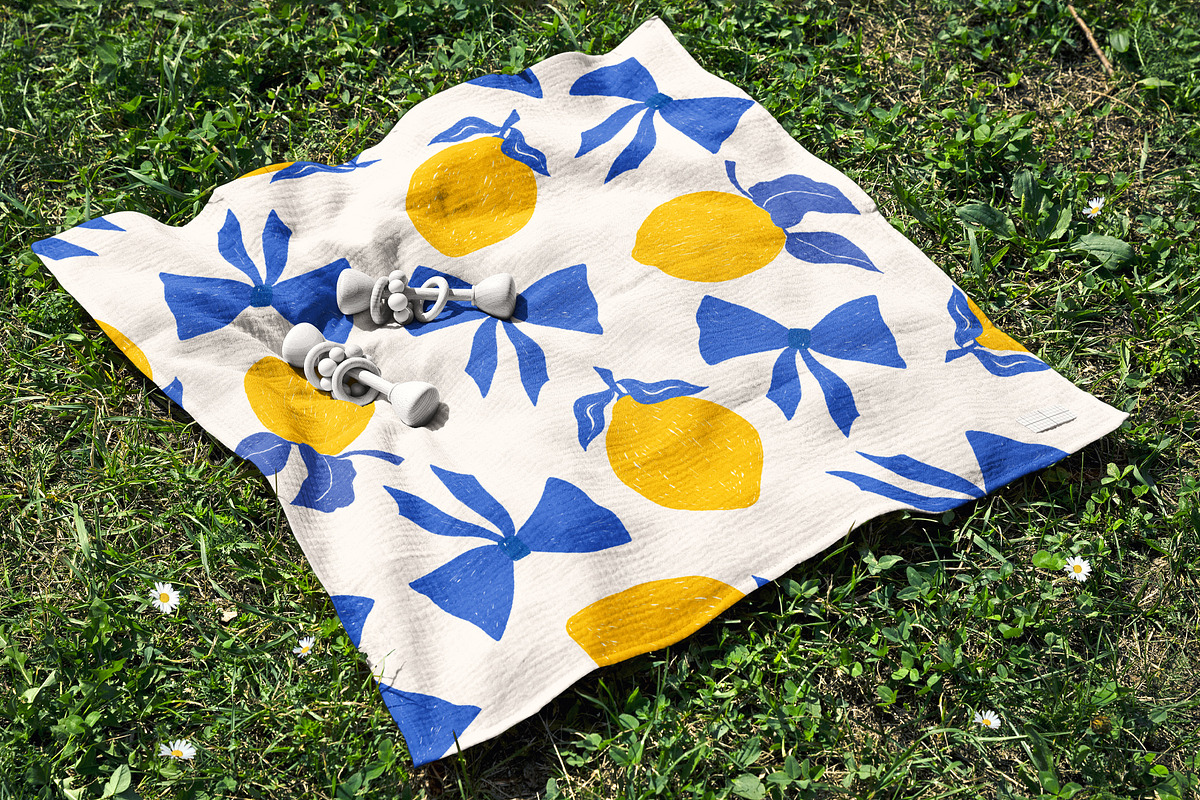 Lemons Pattern, a Pattern Graphic by Groovy Arts (Photo 5 of 5)