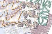 Mauve Pastel Abstract Paper Set, a Pattern Graphic by TWG Designs (Thumbnail 3 of 3)
