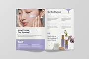 Product Skincare Bifold Brochure, a Brochure Template by Annora Studio (Thumbnail 2 of 6)