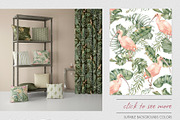 Tropical leaves watercolor patterns, a Pattern Graphic by Kate Lanbina (Thumbnail 4 of 16)