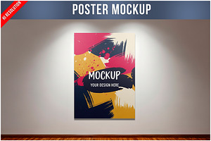 Poster Mockup PSD, an Advertising Mockup by Bruno's Shop