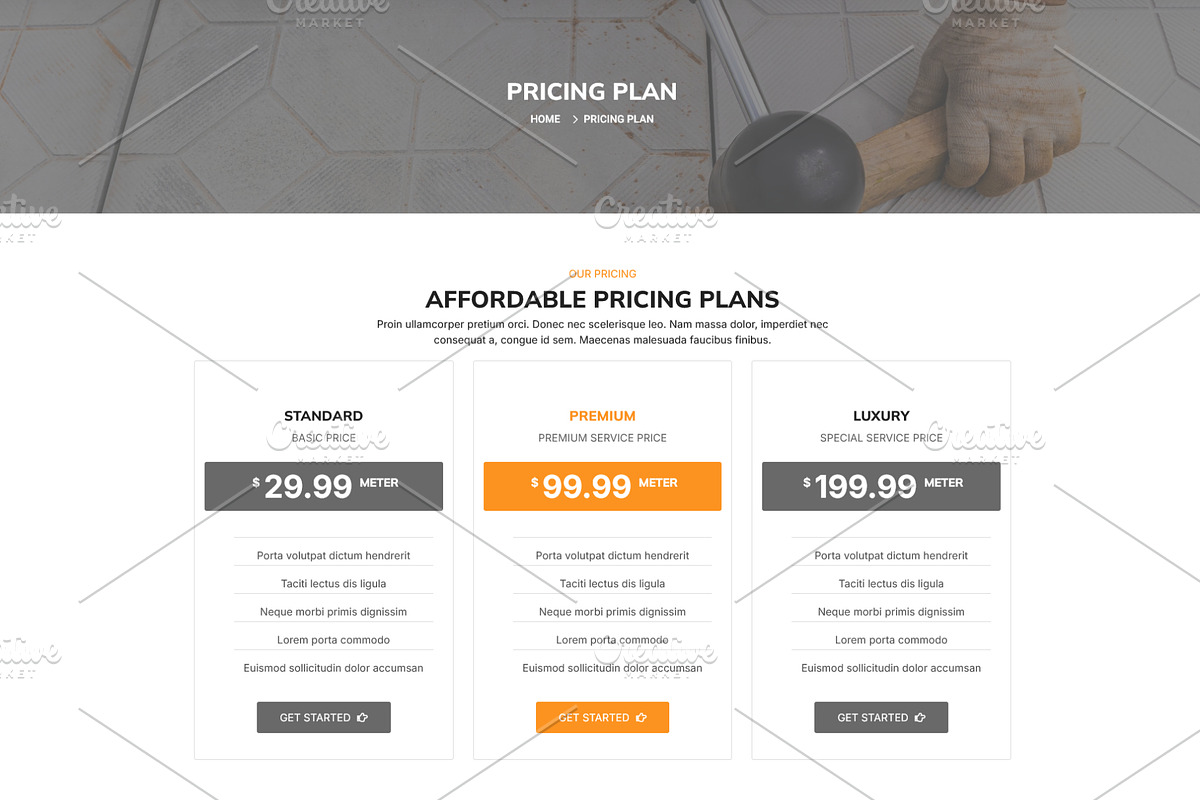 Paving, Construction & Flooring, a WordPress Template by HasnainDEV (Photo 3 of 5)